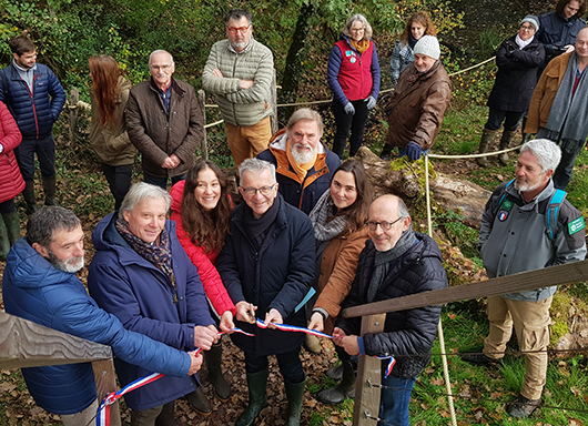 2024 111 PNR Brenne inauguration Francois bonneau Sentier traces brenne tn2